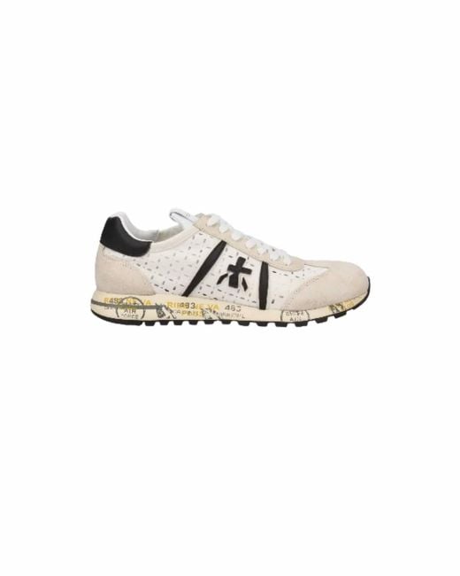 Premiata White Lucyd Sneakers