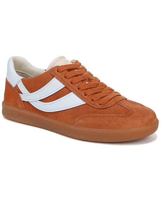 Vince Brown Oasis Leather Lace-Up