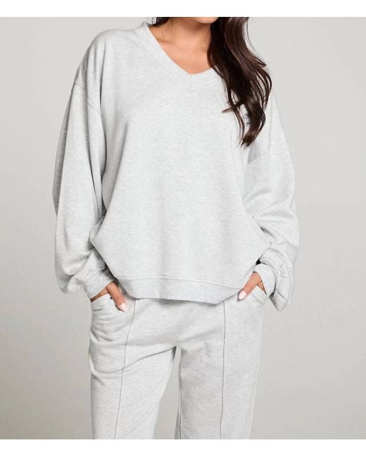 Chaser Brand Gray Berkeley Pullover