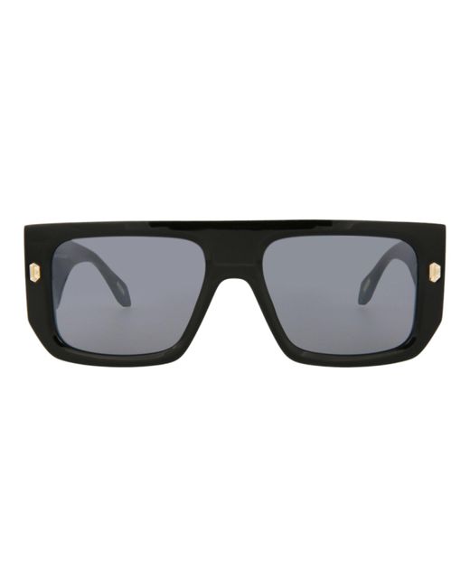 Just Cavalli Black Navigator-frame Acetate Sunglasses