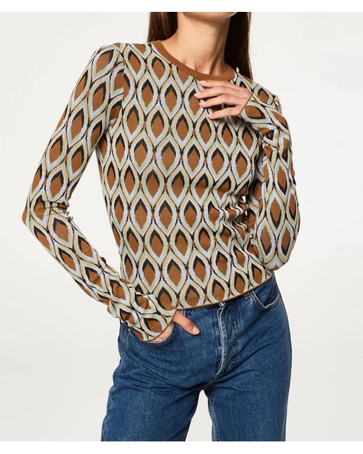 MISA Los Angles Blue Joyce Top