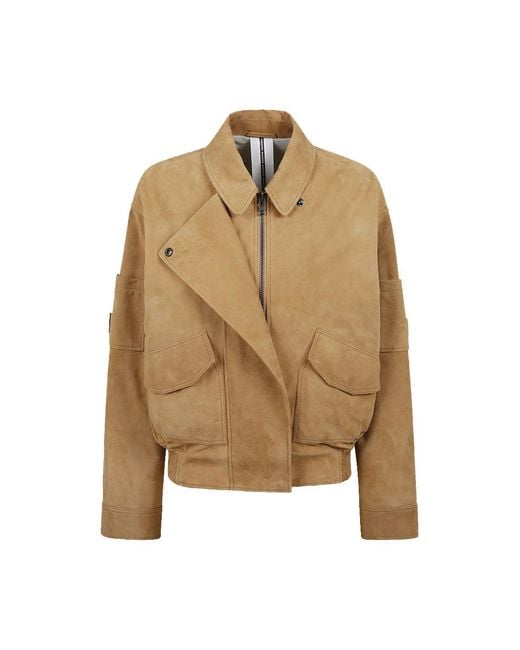 S.W.O.R.D Natural Technical Nylon Zip-Up Jacket