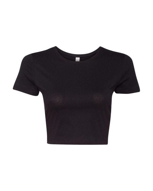 Bella Canvas Blue Crop Tee