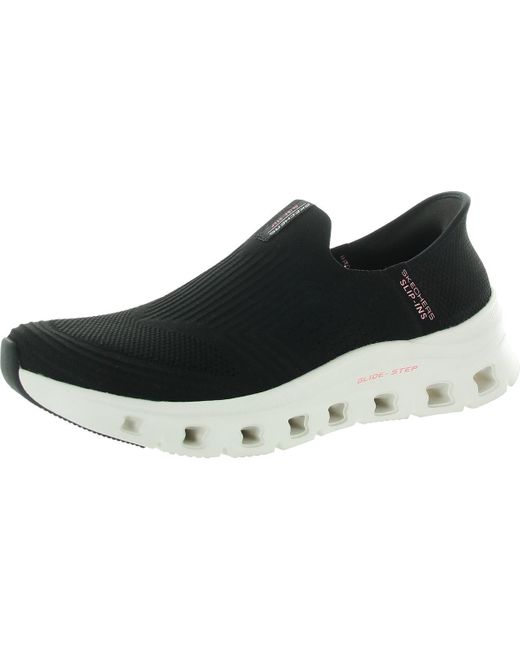 Skechers Black Stretch Slip-On Sneakers