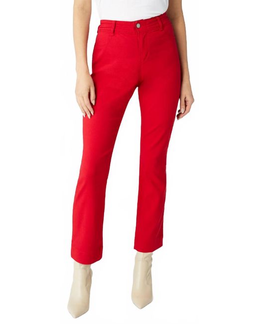 Coco + Carmen Red Cloud 9Ine Straight Leg Pants