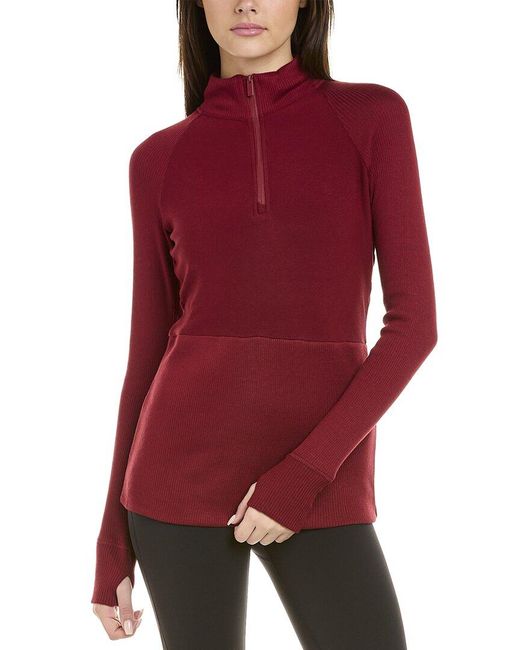 Alala Red Rise 1/4-zip Pullover