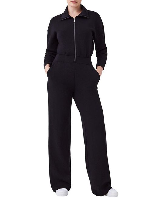 Spanx Blue Wide Leg Jumpsuit