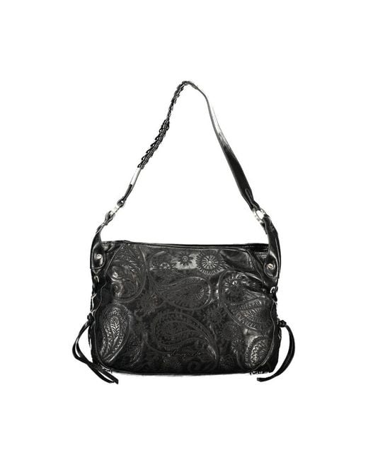 Desigual Black Polyurethane Bag