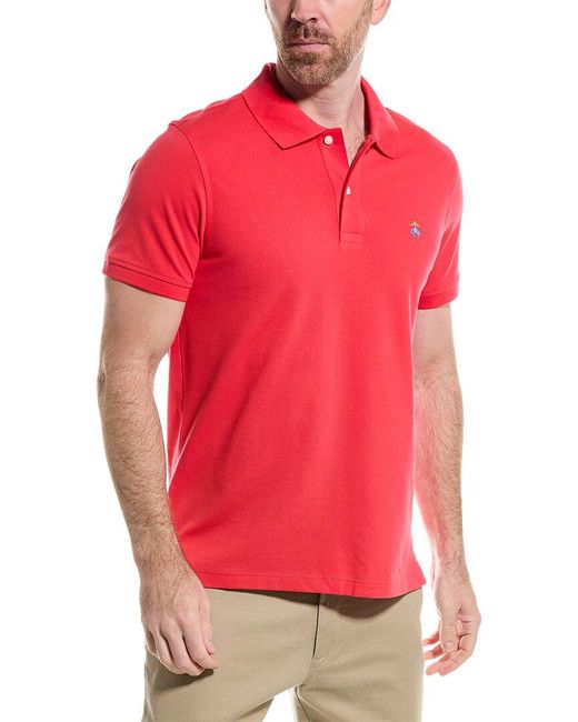 Brooks Brothers Red Pique Polo Shirt for men