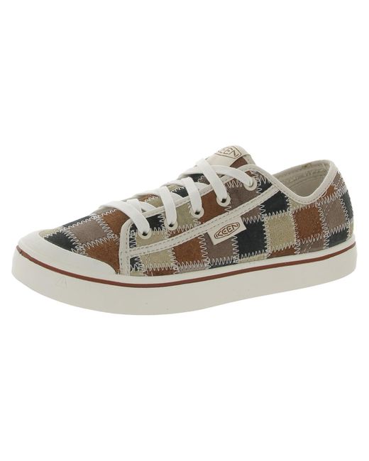 Keen Multicolor Elsa Harvest Leather Patchwork Casual And Fashion Sneakers