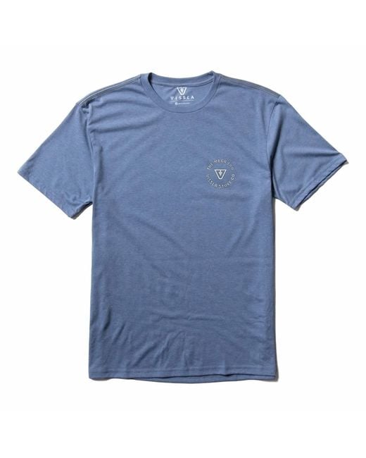 Vissla Blue Lofi Mega Lab Tee for men