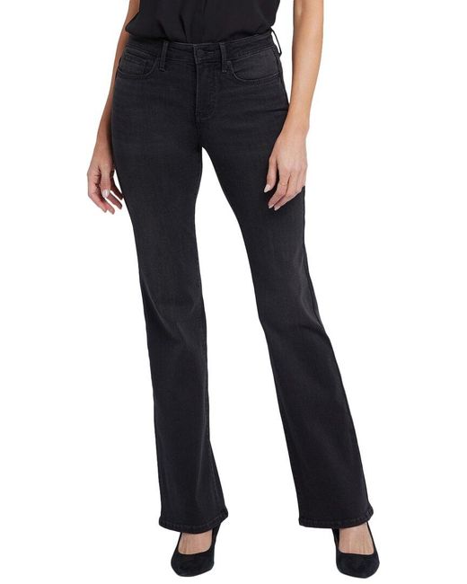 NYDJ Black Ava Cordoba Cliff Flare Jean