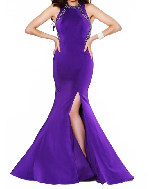 2Cute Purple Mermaid Maxi Dress
