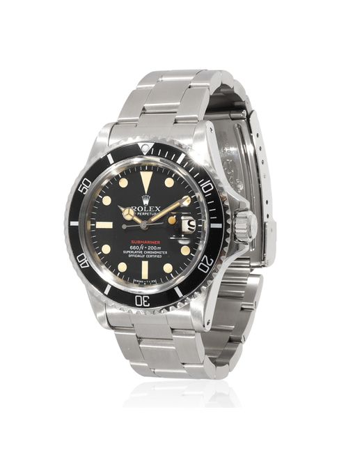 Rolex Metallic Submariner 1680 Watch In Stainless Steel