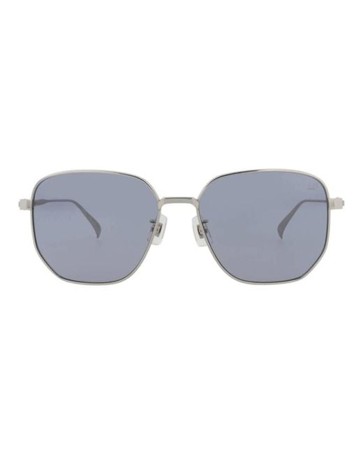 Dunhill Blue Square-Frame Sunglasses for men