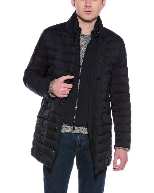 Moorer Black Ponti Down Jacket for men