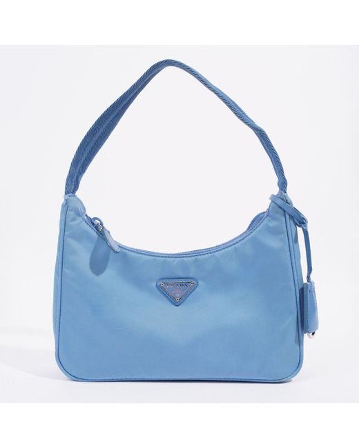 Prada Blue Re Edition 2000 Re Nylon Shoulder Bag