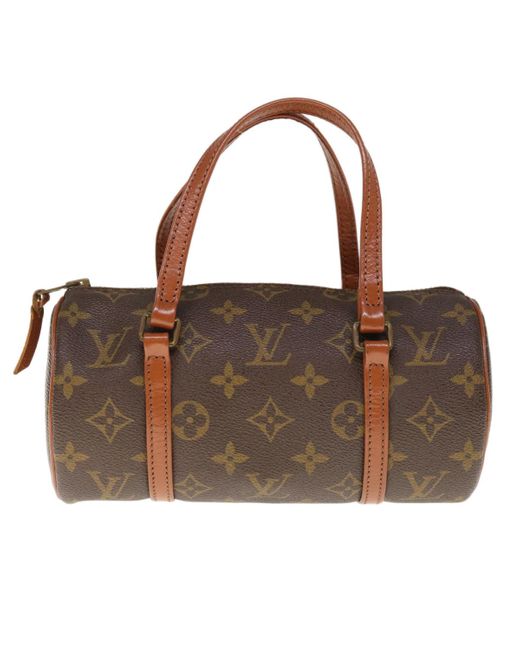Louis Vuitton Brown Papillon Canvas Handbag (pre-owned)