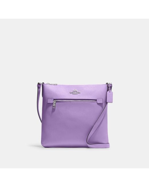 Coach Outlet Purple Rowan File Bag