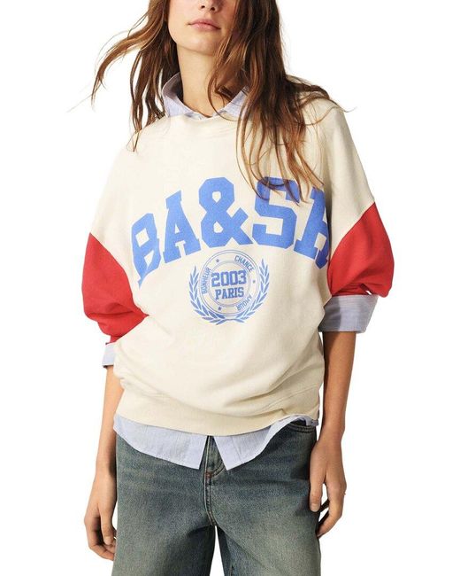 Ba&sh Blue Benjamin Sweatshirt