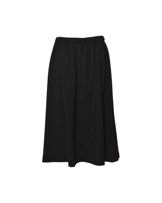 Aspesi Black Midi Pencil Skirt