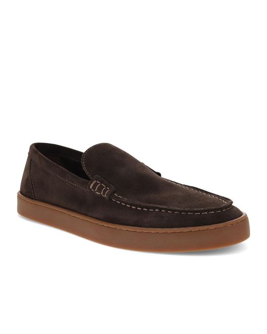 Dockers Brown Varian Suede Leather Casual Slip-On Loafer Shoe for men