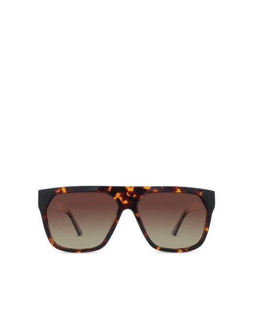 Banbe Multicolor The Shields Oversized Framed Sunglass
