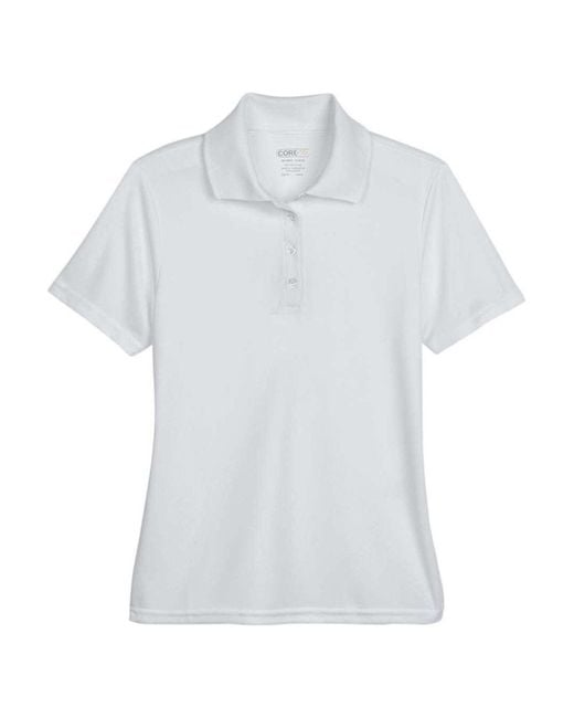 CORE365 White Origin Performance Piqu Polo