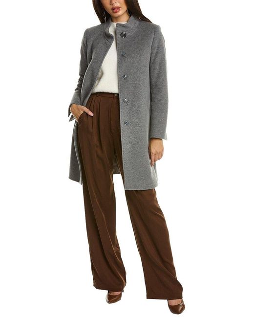 Cinzia Rocca Multicolor Medium Wool & Cashmere-blend Coat