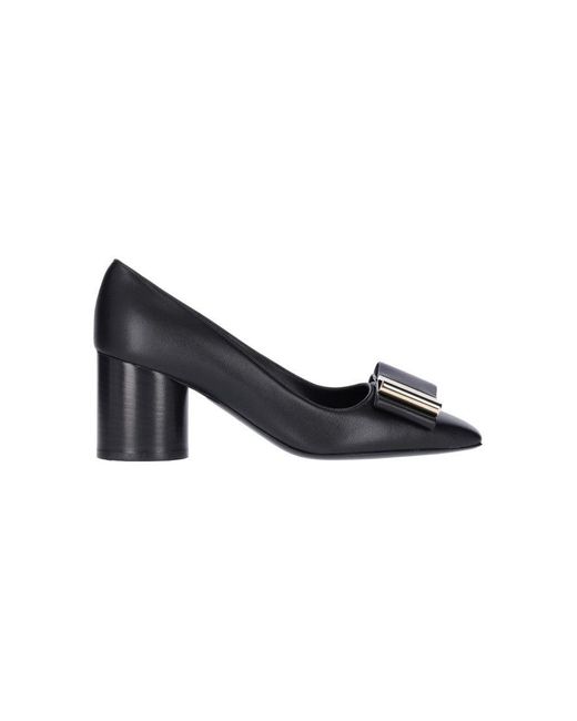 Ferragamo Black High Heels 'Lena'