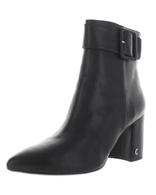 Circus by Sam Edelman Black Hardee Solid Booties Ankle Boots