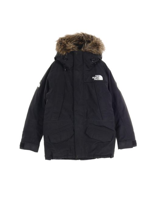 The North Face Blue Antarctica Parka Antarctica Parka Down Jacket Nylon Hooded Gore-tex