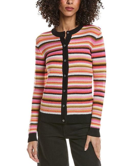 Missoni Red Button Front Cardigan