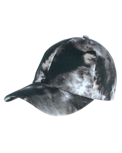 David & Young Gray Tie Dye Baseball Hat