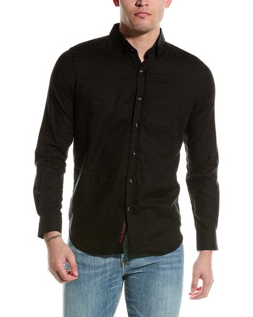 Robert Graham Black Amory Shirt for men