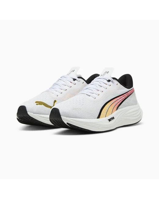 PUMA White Velocity Nitro 3 377748-09 Sneakers Running Shoes Uwu83 for men