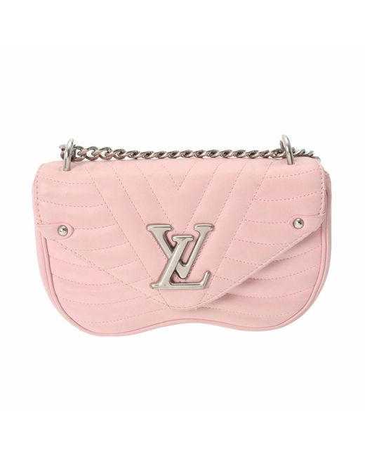 Louis Vuitton Pink New Wave Leather Shoulder Bag (pre-owned)