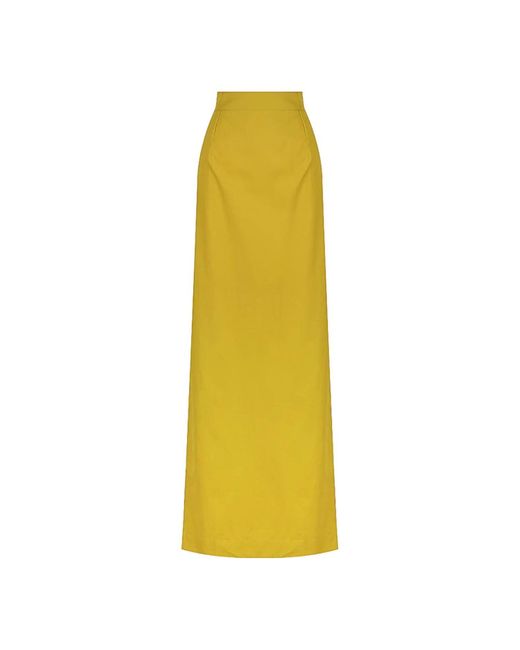 SWF Yellow Pencil Maxi Skirt