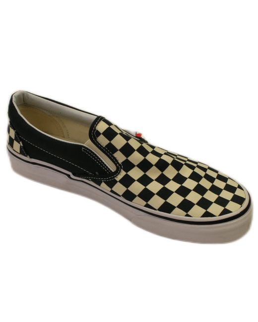 Vans Green Checkerboard U Classics Slip-on Sneakers for men