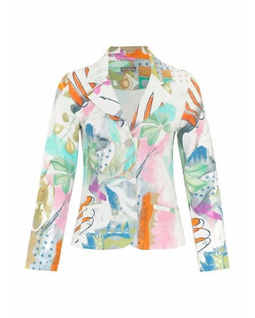 Dolcezza Blue Happy With Spring Blazer