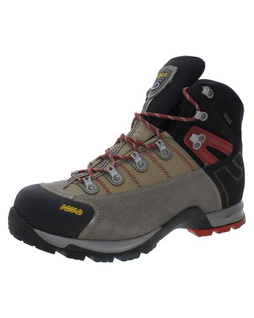 Asolo Brown Fugitive Gtx Suede Water Resistant Hiking Boots for men