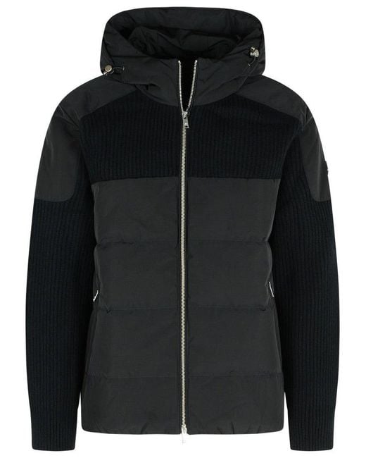 Moose Knuckles Black Wool Jacket for men