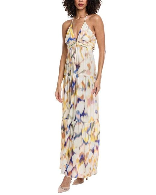 Ba&sh Metallic Robe Faoya Dress