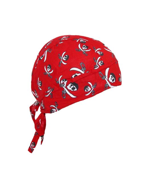 CTM Cotton Pirate Crossed Knives Skull Do Rag Cap in Red for Men | Lyst