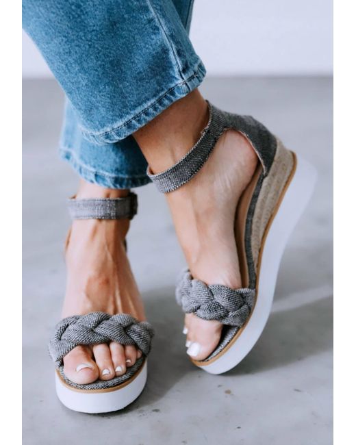 Ccocci Gray Doreen Wedge