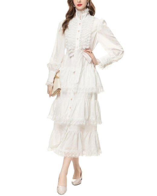 Lanelle White Maxi Dress