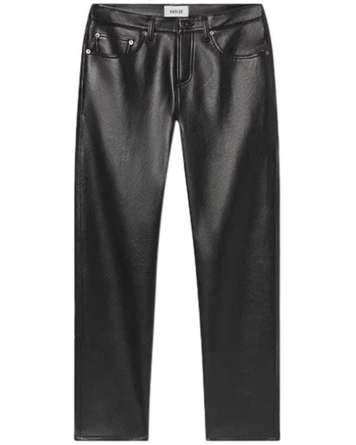 Agolde Gray Slim-Fit Denim Jeans