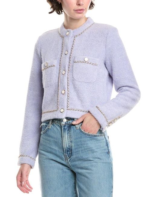 Endless Rose Blue Chain Trim Jacket