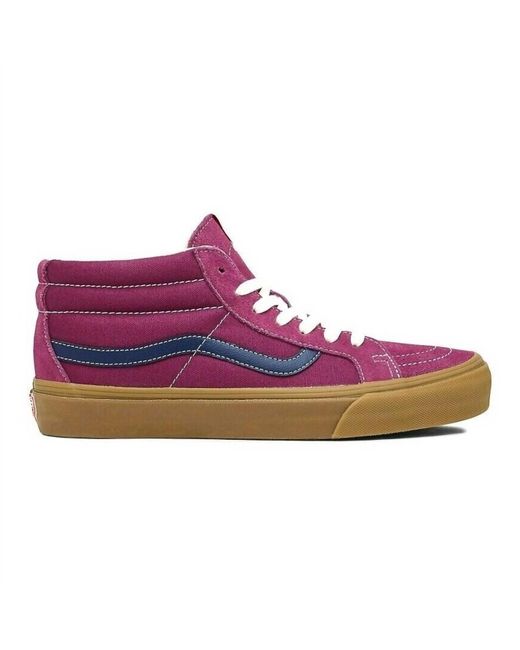 Vans Purple Og Sk8 Mid Lx Shoes for men