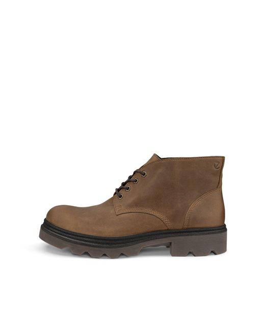 Ecco Men's Grainer Ankle-cut Chukka Boot in Brown for Men | Lyst